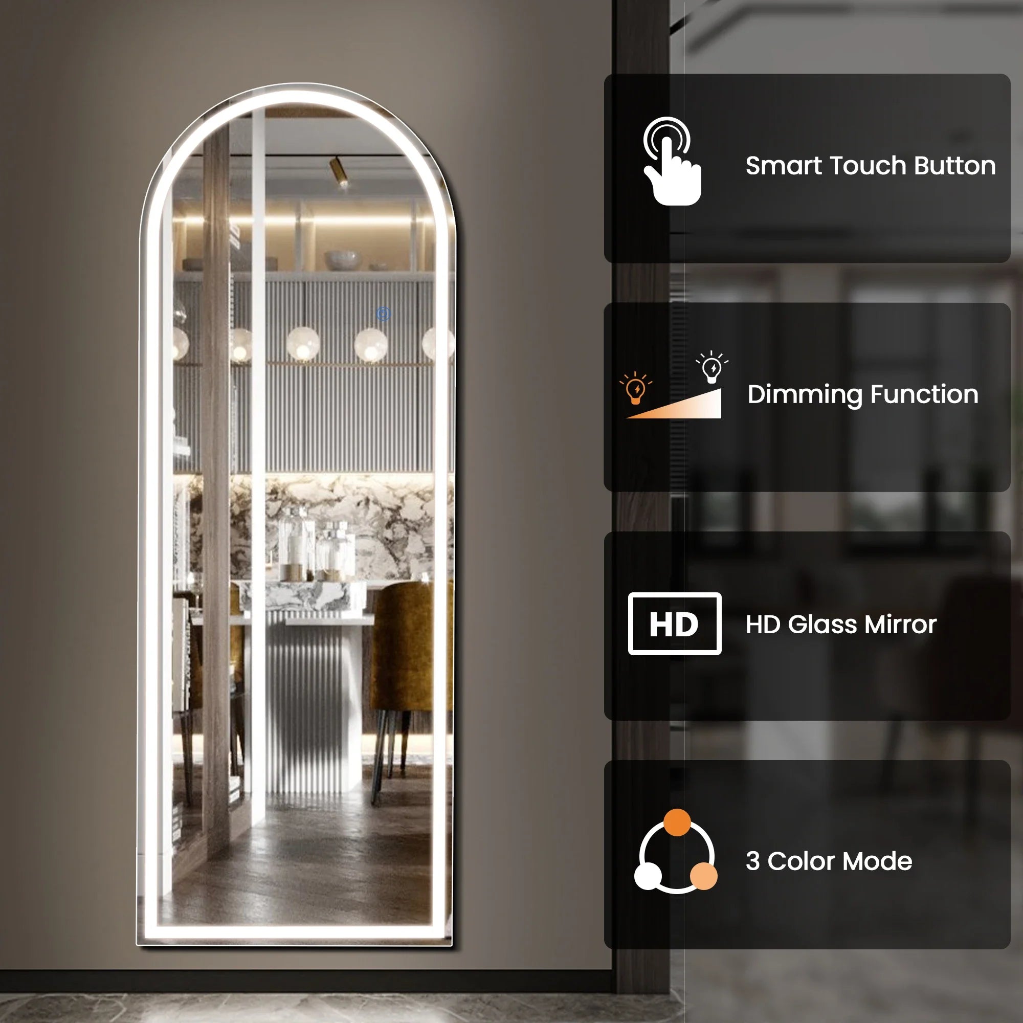 Espejo Inteligente con Luz LED